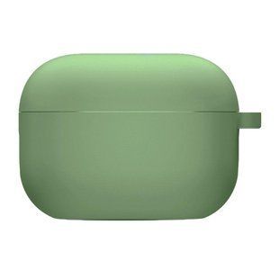 Уценка Силиконовый футляр с микрофиброй для наушников Airpods 3 Вскрытая упаковка / Мятный / Mint