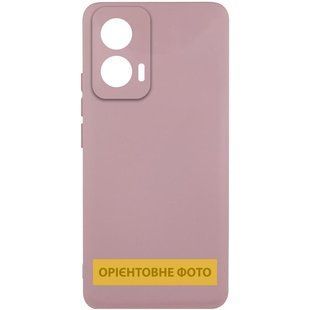 Чохол Silicone Cover Lakshmi Full Camera (AAA) для Motorola Edge 60 / Edge 60 Fusion Рожевий / Pink Sand