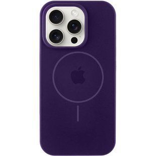 Чехол Silicone Case Full Protective (AA) with MagSafe для Apple iPhone 16 Pro Max (6.9") Фиолетовый / Amethyst