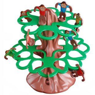 Настільна інтерактивна гра Ummi 707-31 Jumping Monkeys Game Brown / Green