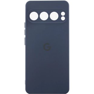 Чехол Silicone Cover Lakshmi Full Camera (AAA) with Logo для Google Pixel 9 Pro XL Темно-синий / Midnight blue