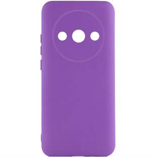 Чехол Silicone Cover Lakshmi Full Camera (A) для Xiaomi Redmi A3 Фиолетовый / Purple