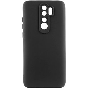 Чехол TPU GETMAN Liquid Silk Full Camera для Xiaomi Redmi 9 Черный / Black