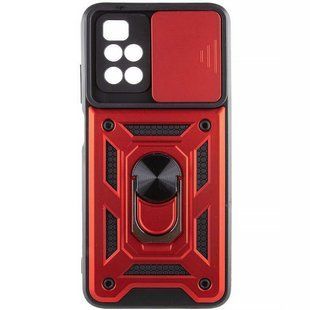 Чехол Ummi Camshield Serge Ring для Xiaomi Redmi 10 Красный