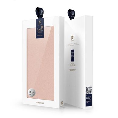 Чехол-книжка Dux Ducis с карманом для визиток для Apple iPhone 14 Pro (6.1") Rose Gold