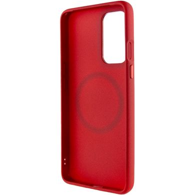 TPU чехол Bonbon Metal Style with MagSafe для OnePlus 9 Pro Красный / Red