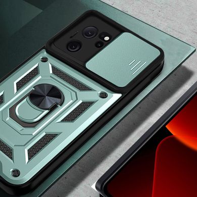 Ударопрочный чехол Camshield Serge Ring для Xiaomi 13T / 13T Pro Зеленый
