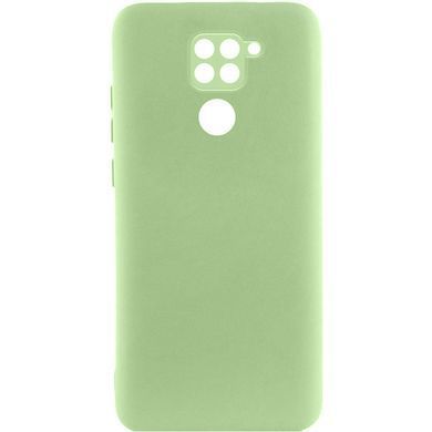Чохол TPU GETMAN Liquid Silk Full Camera для Xiaomi Redmi Note 9 / Redmi 10X Зелений / Pistachio