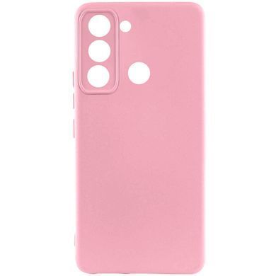 Чохол Silicone Cover Lakshmi Full Camera (AAA) для TECNO Spark 8C Рожевий / Light pink