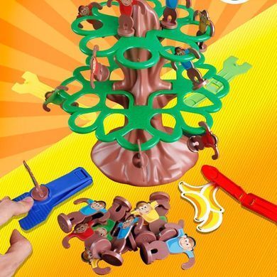 Настільна інтерактивна гра Ummi 707-31 Jumping Monkeys Game Brown / Green