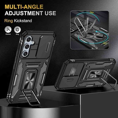 Ударопрочный чехол Camshield Army Ring для Samsung Galaxy S22 Черный / Black