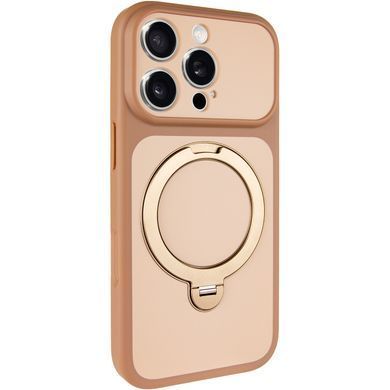 Чохол Ummi Full Camera with MagSafe HQ Ring для Apple iPhone 16 Pro (6.3") Brown Gold
