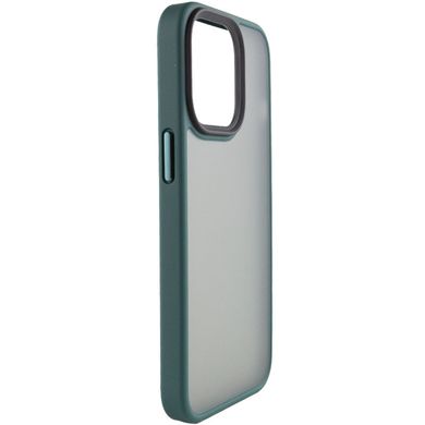 TPU+PC чехол Metal Buttons для Apple iPhone 14 Pro (6.1") Зеленый