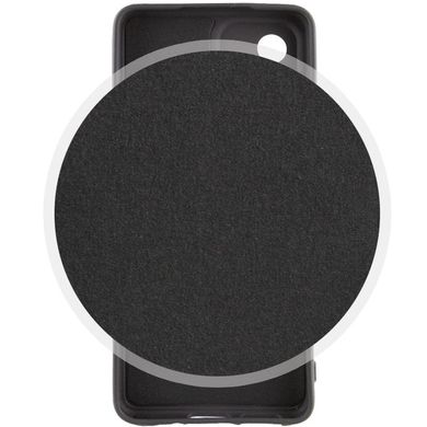 Чохол Silicone Cover Lakshmi Full Camera (A) для Samsung Galaxy A23 4G Чорний / Black