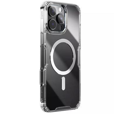 TPU чехол Nillkin Nature Pro Magnetic для Apple iPhone 16 Pro (6.3") Бесцветный (прозрачный)