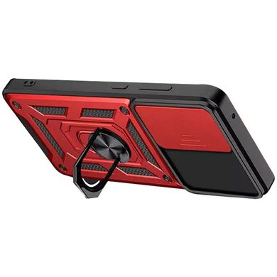 Ударопрочный чехол Camshield Serge Ring для Xiaomi 12T / 12T Pro Красный