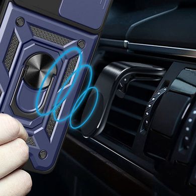 Ударопрочный чехол Camshield Serge Ring для Xiaomi Poco F4 GT Синий