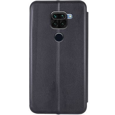 Шкіряний чохол-книжка Classy для Xiaomi Redmi Note 9 / Redmi 10X Чорний