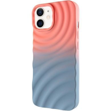 Чехол TPU ColorWave для Apple iPhone 12 Pro / 12 (6.1") Peach / Sky
