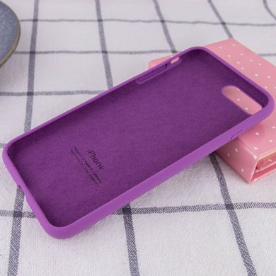 Чохол Silicone Case Full Protective (AA) для Apple iPhone 7 plus / 8 plus (5.5") Фіолетовий / Grape