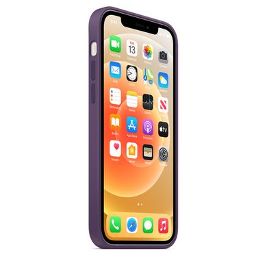 Чехол Silicone Case Full Protective (AA) для Apple iPhone 12 Pro Max (6.7") Фиолетовый / Amethyst