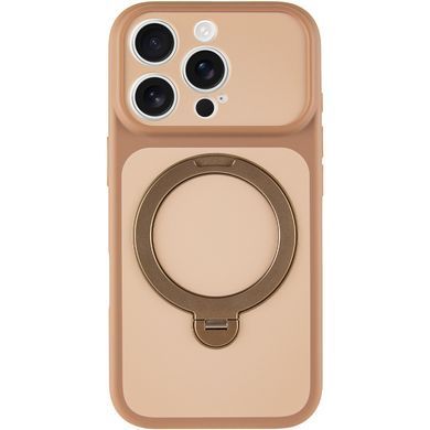 Чохол Ummi Full Camera with MagSafe HQ Ring для Apple iPhone 16 Pro (6.3") Brown Gold