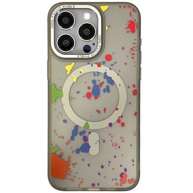 Чохол TPU+PC Flush with Magnetic Fit для Apple iPhone 16 Pro (6.3") Titanium grey