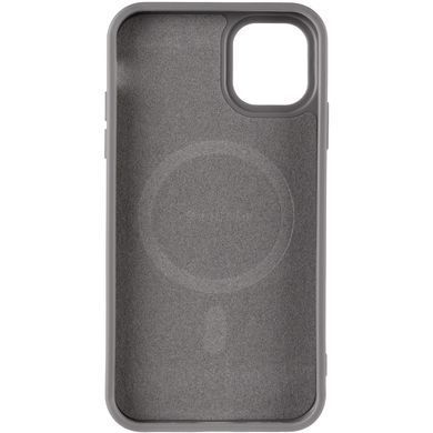 TPU чохол Carbon Protective with Magnetic Fit для Apple iPhone 13 / 14 (6.1") Grey