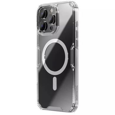 TPU чехол Nillkin Nature Pro Magnetic для Apple iPhone 16 Pro (6.3") Бесцветный (прозрачный)