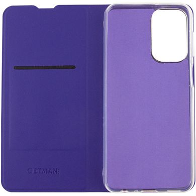 Шкіряний чохол книжка GETMAN Elegant (PU) для TECNO Camon 19 Pro Фіолетовий