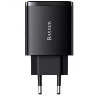 СЗУ Baseus Compact Quick Charger PD30W+QC3.0 (2USB-A/1C) (CCXJ-E) Черный