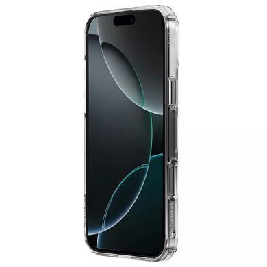 TPU чехол Nillkin Nature Pro Magnetic для Apple iPhone 16 Pro (6.3") Бесцветный (прозрачный)