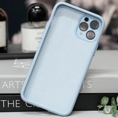 Чехол TPU+Glass Sapphire Midnight with Magnetic Fit для Apple iPhone 12 Pro Max (6.7") Голубой / Blue