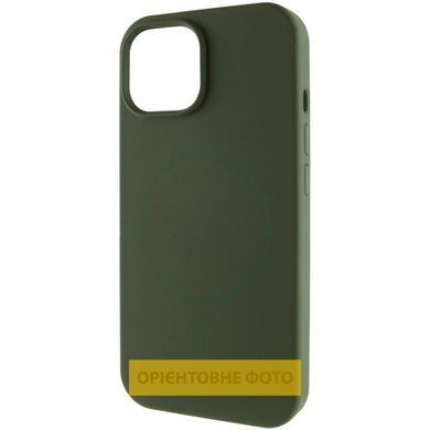 Чехол Silk Full Protective (AA) NO LOGO with Magnetic Fit для Apple iPhone 17 (6.3") Зеленый / Cyprus Green