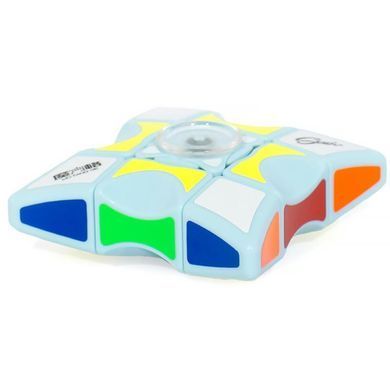 Детская интерактивная головоломка Rubik's Cube Fingertips Spinner Water Blue