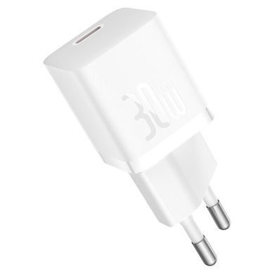 Уценка СЗУ Baseus GaN5 Fast Charger (mini) PD30W (1USB-C) (CCGN070) Поврежденная упаковка / White