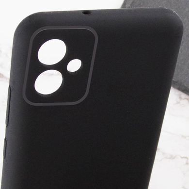 Чохол TPU GETMAN Liquid Silk Full Camera для Samsung Galaxy A06 Чорний / Black
