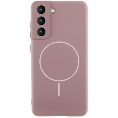 Чохол Silicone Cover Lakshmi Full Camera (AA) with Magnetic Fit для Samsung Galaxy S21 FE Рожевий / Pink Sand