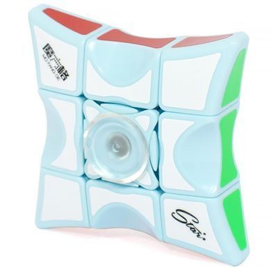 Детская интерактивная головоломка Rubik's Cube Fingertips Spinner Water Blue