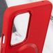 TPU чехол Bonbon Metal Style with MagSafe для OnePlus 9 Pro Красный / Red фото 6