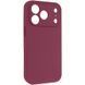 Чехол Silk Full Camera Protective (AA) NO LOGO для Apple iPhone 17 Pro (6.3") Бордовый / Plum