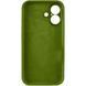 Чохол Silk Full Camera Protective (AA) NO LOGO для Apple iPhone 17 (6.3") Зелений / Dark Olive фото 3