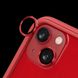 Защитное стекло Metal Classic на камеру (в упак.) для Apple iPhone 13 mini / 13 Красный / Red фото 4