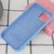 Чехол Silicone Case (AA) для Apple iPhone 11 Pro Max (6.5") Голубой / Cornflower фото 3