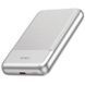 Портативное ЗУ Power Bank WIWU P089 Seraph PD20W с БЗУ 10000 mAh Silver фото 2