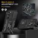 Ударопрочный чехол Camshield Army Ring для Samsung Galaxy S21 FE Черный / Black фото 3