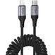 Дата кабель Hoco X121 Nuevo Type-C to Lightning 27W (1.5m) Black фото 1