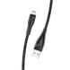 Дата кабель Usams US-SJ393 U41 Micro Braided Data and Charging Cable 1m Чорний фото 1