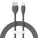 Дата кабель Baseus Jelly Liquid Silica Gel USB to Lightning 2.4A (1.2m) (CAGD000001) Black фото 2