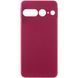 Чехол Silicone Cover Ummi Lakshmi Full Camera (AA) для Google Pixel 7 Pro Бордовый / Marsala